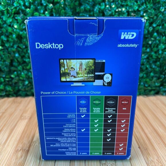 Western Digital WD Blue 1 TB Internal Hard Drive 7200RPM New Open Box - Picture 2 of 8